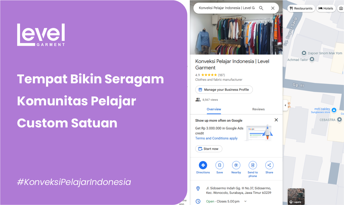 Tempat Bikin Seragam Komunitas Pelajar Custom Satuan